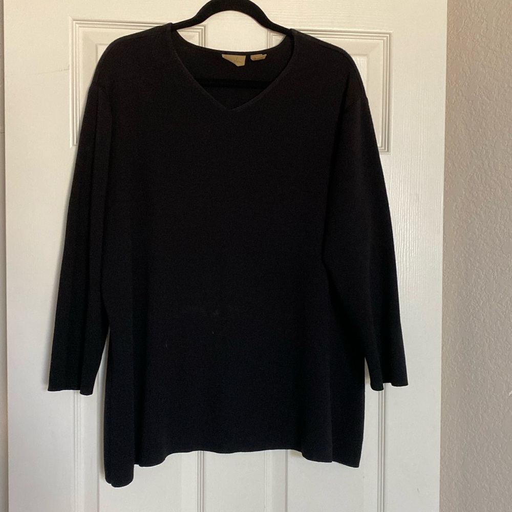 Caslon black sweater size 3x